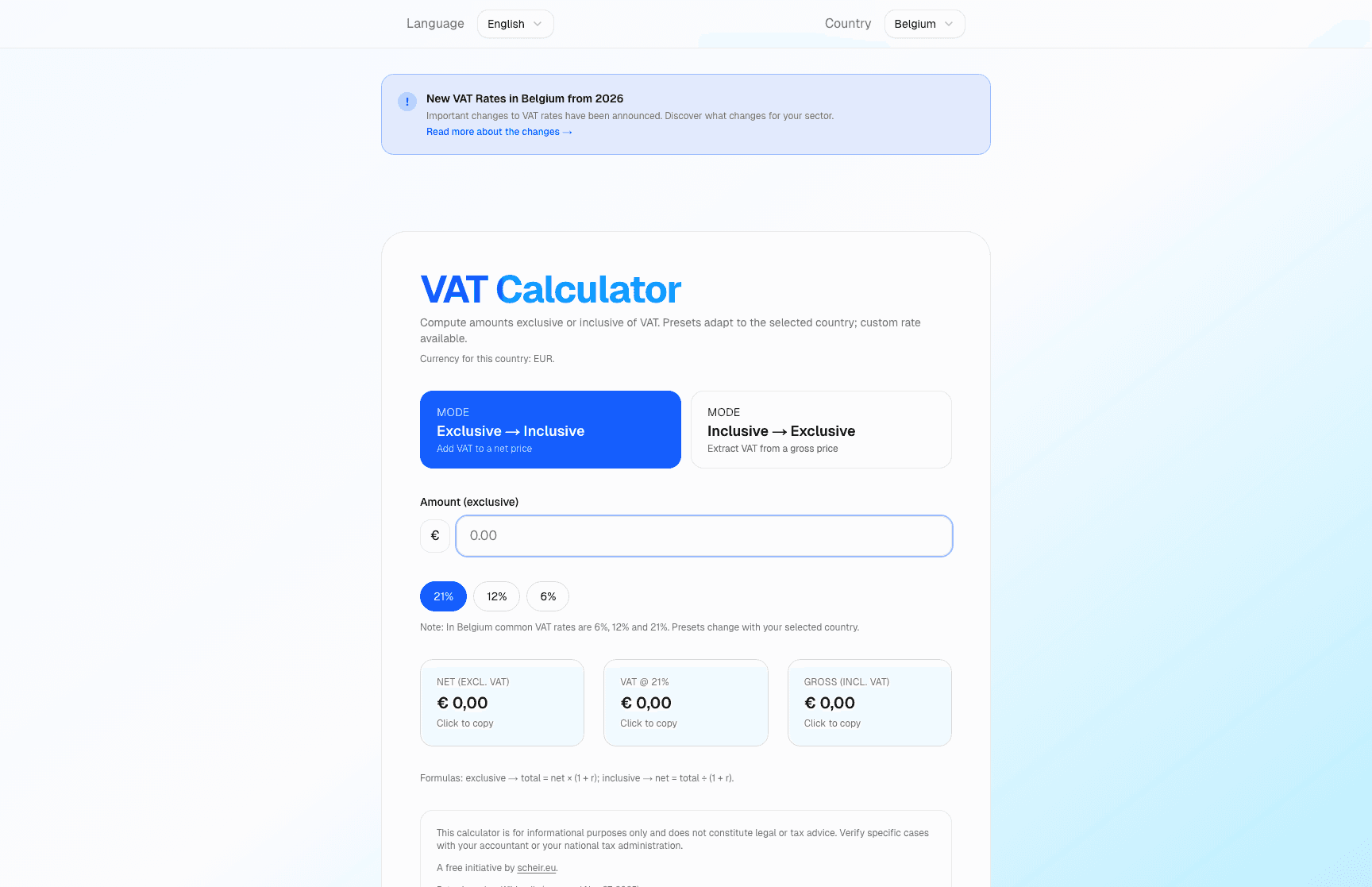 Calcolatore IVA, immagine 1 di 1