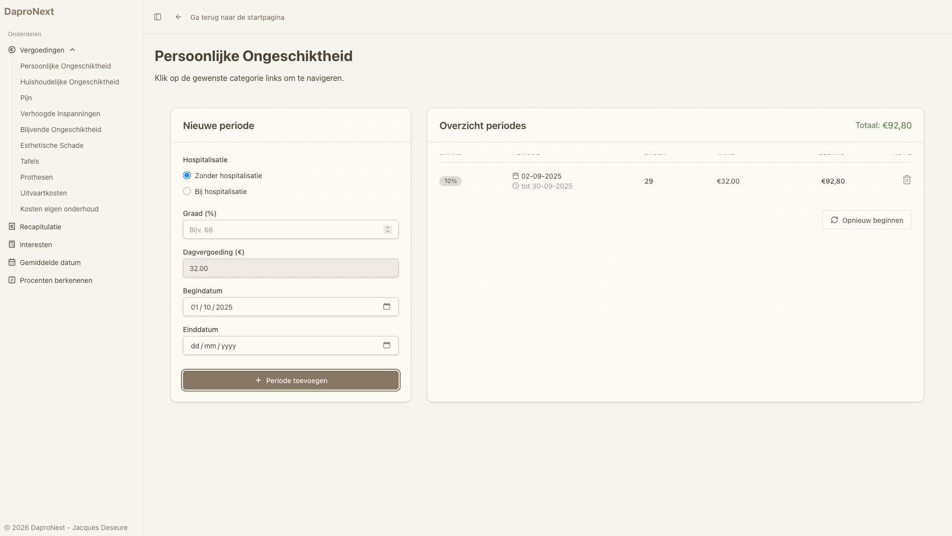 DaproNext - Compensation Calculator, image 1 of 1