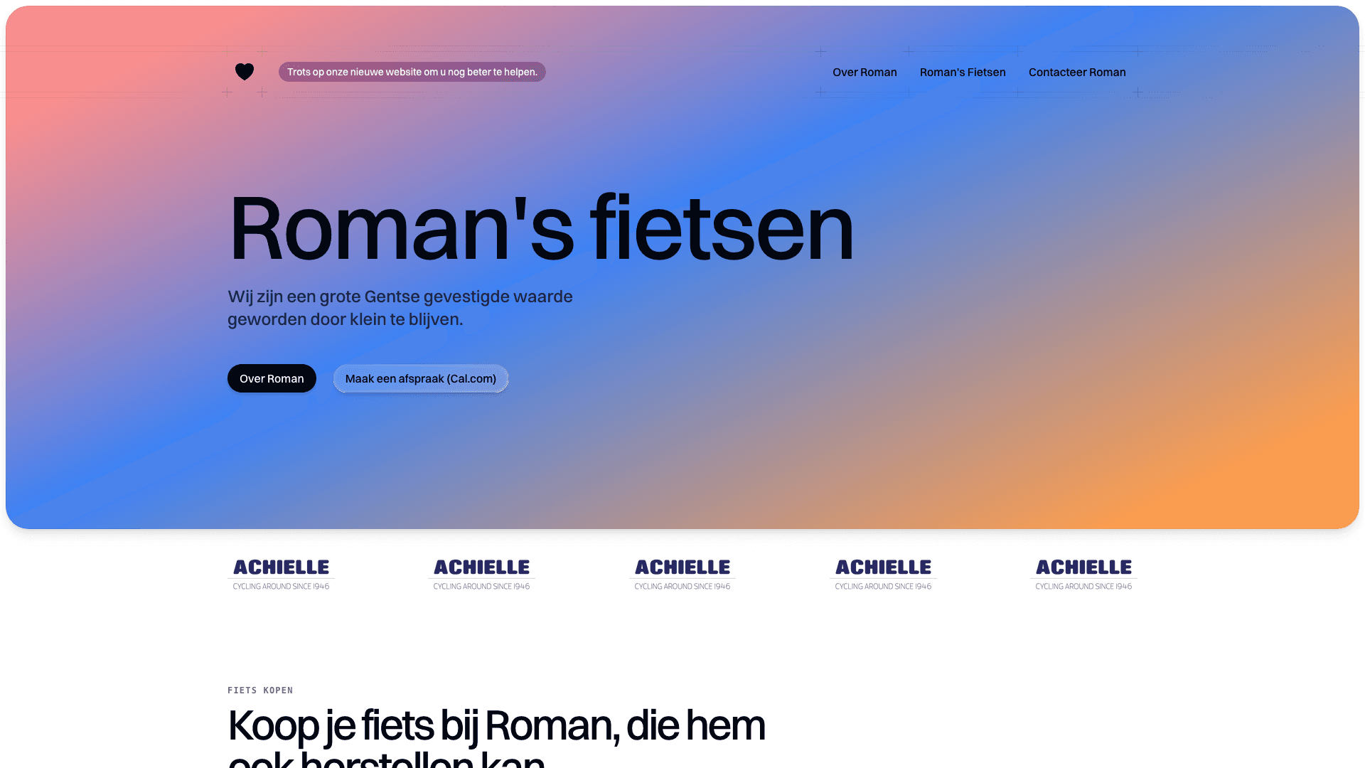 Vorschau des Projekts Fietsen Roman - Fahrradgeschäft-Demo