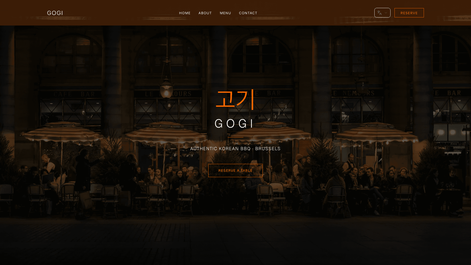 Vorschau des Projekts Gogi Korean BBQ - Authentisches koreanisches Restaurant in Brüssel