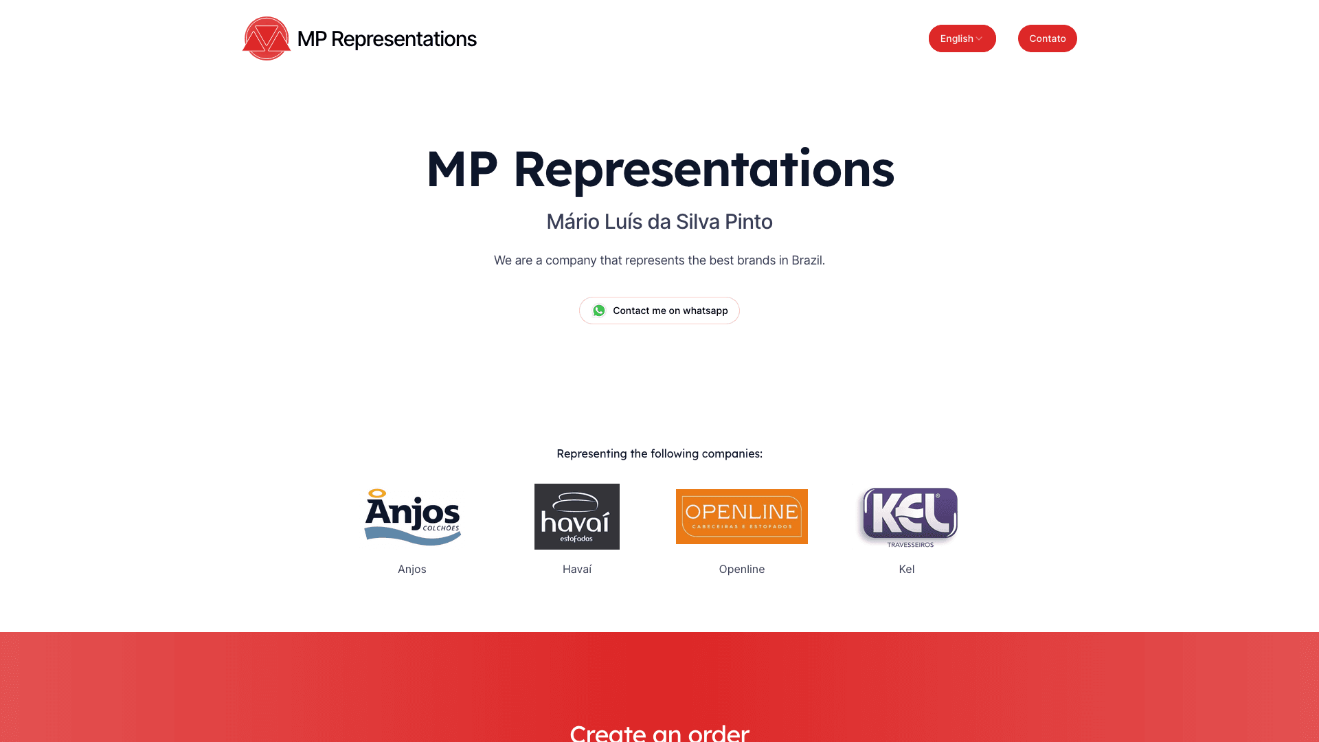 Vorschau des Projekts Mario Public Site - Portfolio-Präsentation