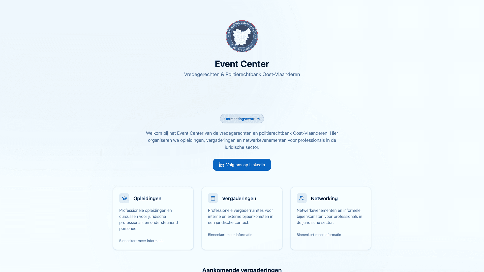 Vista previa del proyecto VGPROVL Event Center - Plataforma de gestión de eventos